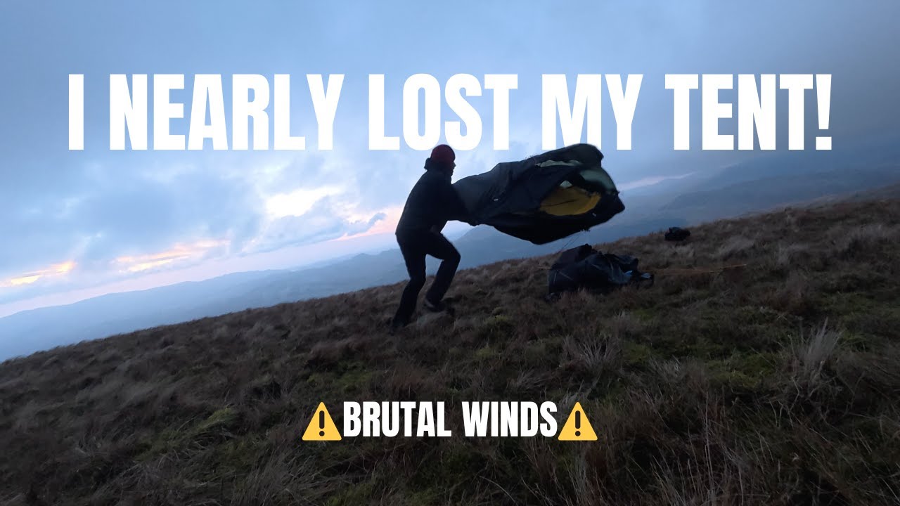 I Nearly Lost My Tent! | ⚠️BRUTAL WINDS⚠️