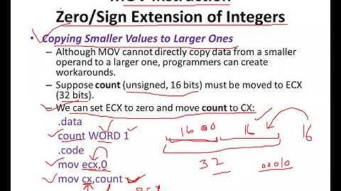 Copying smaller value to the larger one