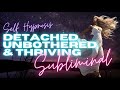 DETACHED UNBOTHERED THRIVING SUBLIMINAL DETACHED UNBOTHERED THRIVING SUBLIMINAL