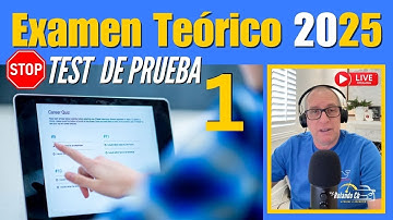 2025 NUEVO EXAMEN TEORICO DE CONDUCIR | TEST DE PRUEBA #1