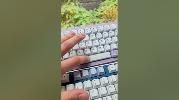 This keyboard is SILENT.