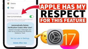 Automatically Delete Verification Codes After Use - Clean Up Automatically iOS 17 Feature on iPhone