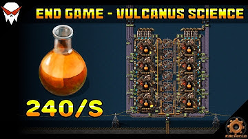 Factorio: Vulcanus Science T5 Blueprint - End Game (Space Age DLC)
