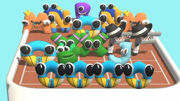 Merge Alphabet game videos max level part 5 #mergealphabetlorerun