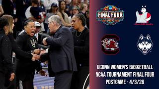UConn women's basketball postgame press conference (South Carolina) - NCAA Final Four - 4/3/26