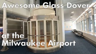 Glass Northwestern (Dover) Hydraulic Elevator at the Milwaukee Airport