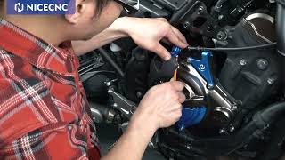 Nicecnc How To Install A Brand New Clutch Arm Bracket For Yamaha Tenere 700 Xtz700 Xsr700