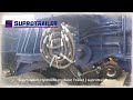 Supro self designed multi axles hydraulic platform modular trailer