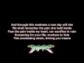 DragonForce - Scars Of Yesterday | Lyrics on screen | HD