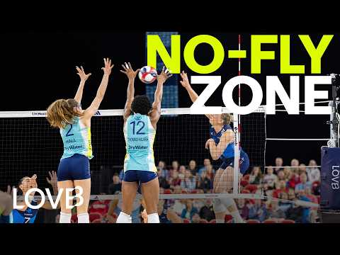 LOVB Madison’s Front Row Saying “NO THANKS” for 30+ Minutes