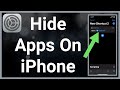 How To Hide Apps On iPhone | Sneaky :)