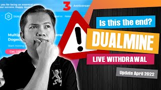 Is this the end for Dualmine? | Swap CRT to Tron on Tronlink | Update April 2022 | Live Withdrawal Resimi