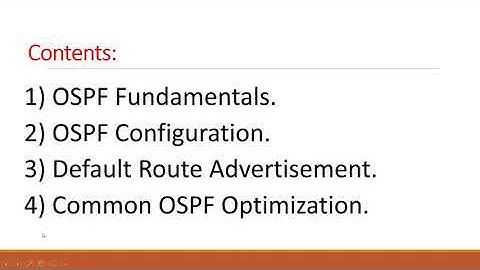 CCNP ENCOR 350-401 Chapter 8 - OSPF - Khaled Omar