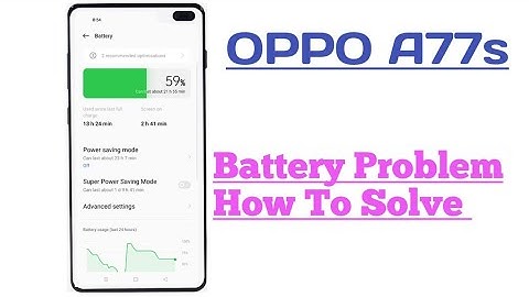 OPPO A77s || Use Super Power Saving Mode To Solve Battery Low Problem