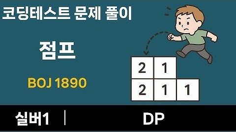 코딩테스트 문제 풀이 - 점프  (난이도 : 실버1)