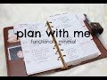 Plan With Me | Functional + Minimal | Louis Vuitton Monogram MM Agenda