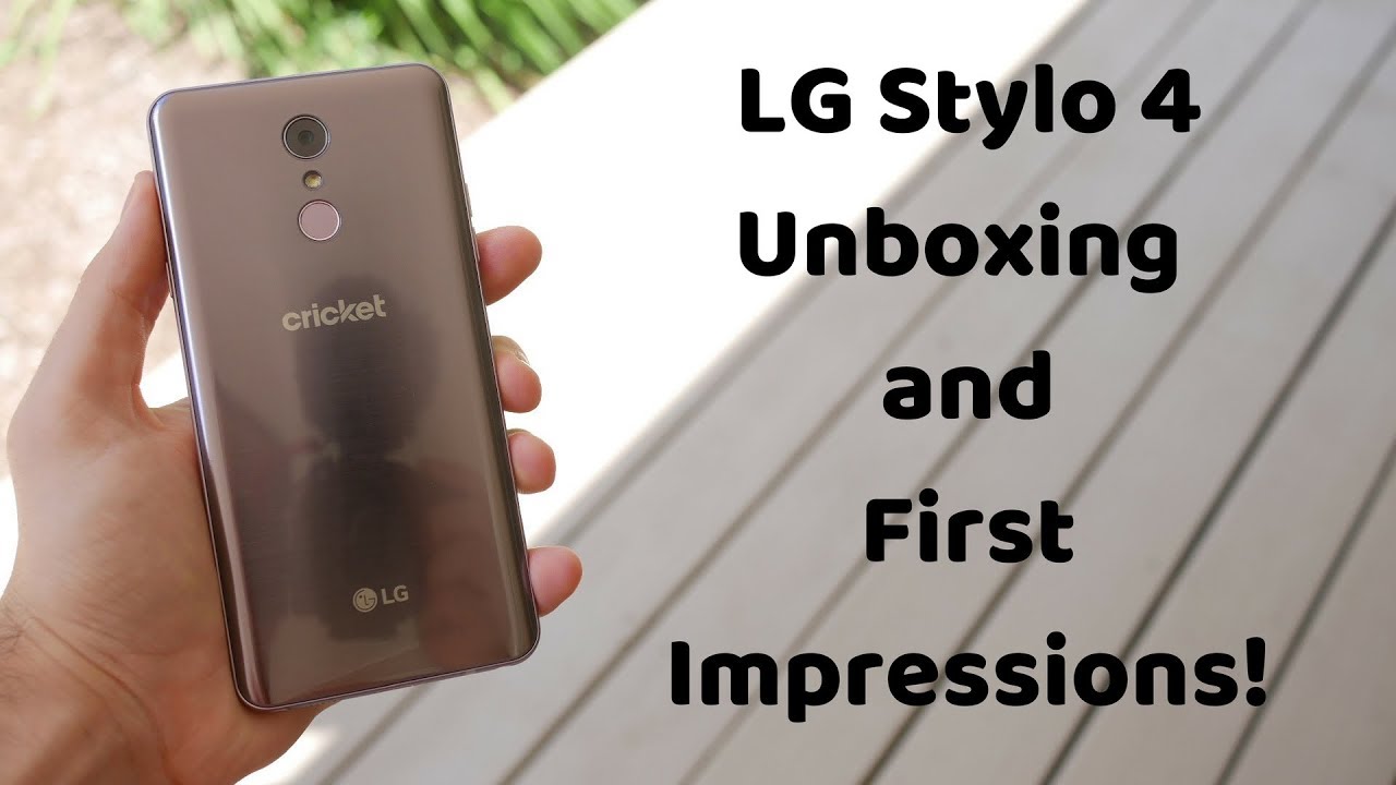 LG Stylo 4 Unboxing and First Impressions! Cricket