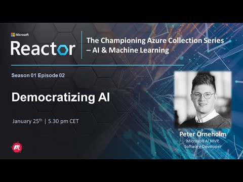 Championing Azure - Democratizing AI S1 E2