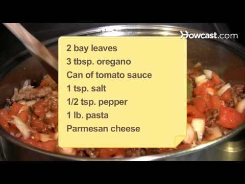 How to Make Spaghetti Sauce