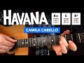 🎸 "Havana" easy guitar lesson w/ chords + fingerstyle tabs