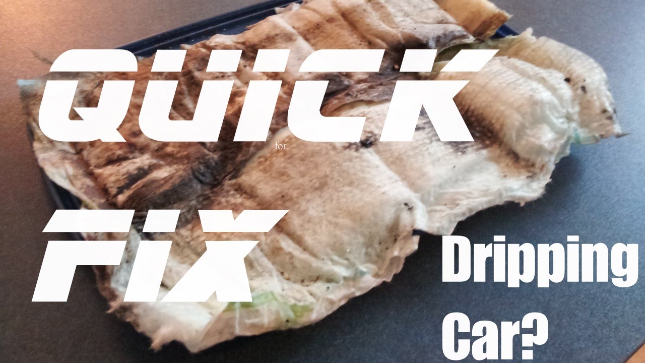 Old leaking car?Try a DIAPER! YouTube