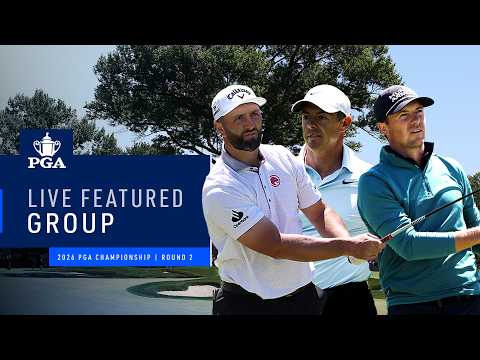 McIlroy, Rahm, Spieth | Featured Group 4 PM | Round 2 | 2026 PGA Championship
