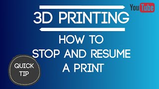 How to Stop and Resume a 3D Print Overnight on the Creality  Ender 3 Resimi
