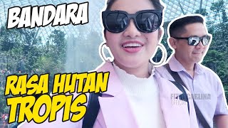 Bandara unik di Singapore... Suasana hutan tropisnya dapet banget... #jalan2singapore