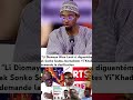 Li diomaye wara léral ci diguantéme ak sonko tèy dou yombou 🤔😂 #shortvideo