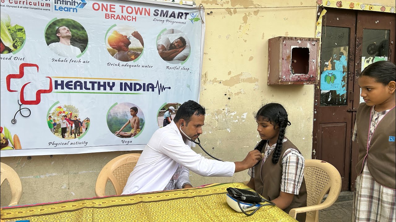 Health awareness & screening camp Sri Chaitanya school, 1 town