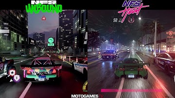 Need for Speed Heat vs Need for Speed Unbound - Early Comparison #1