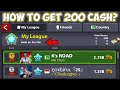 Anyone can Get 200 Cash in Just 2 Hours - Topping Diamond League Trick (it still works) 8 BALL POOL