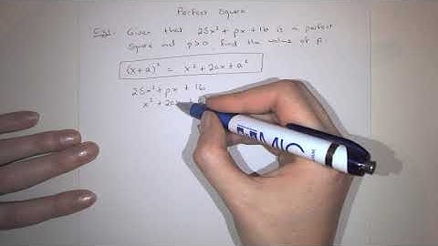 LCHL Algebra 1 Perfect Squares