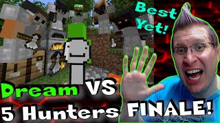 Minecraft Speedrunner VS 5 Hunters FINALE Reaction (+ Extras)! Dream rules Minecraft Manhunt...