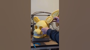 3D printed FNAF Spring Bonnie helmet Five Nights at Freddy