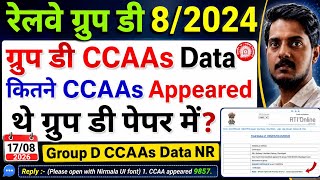 Group D 8/2024 CCAAs Real Data And Appeared CCAAs Data In Exam