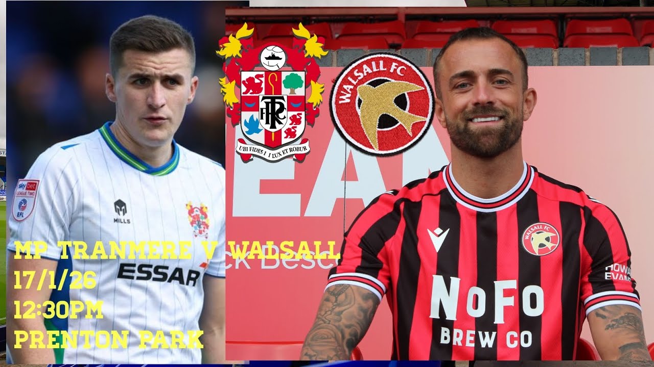 MATCH PREVIEW CAN TRANMERE GET BACK TO WINNING WAYS V WALSALL