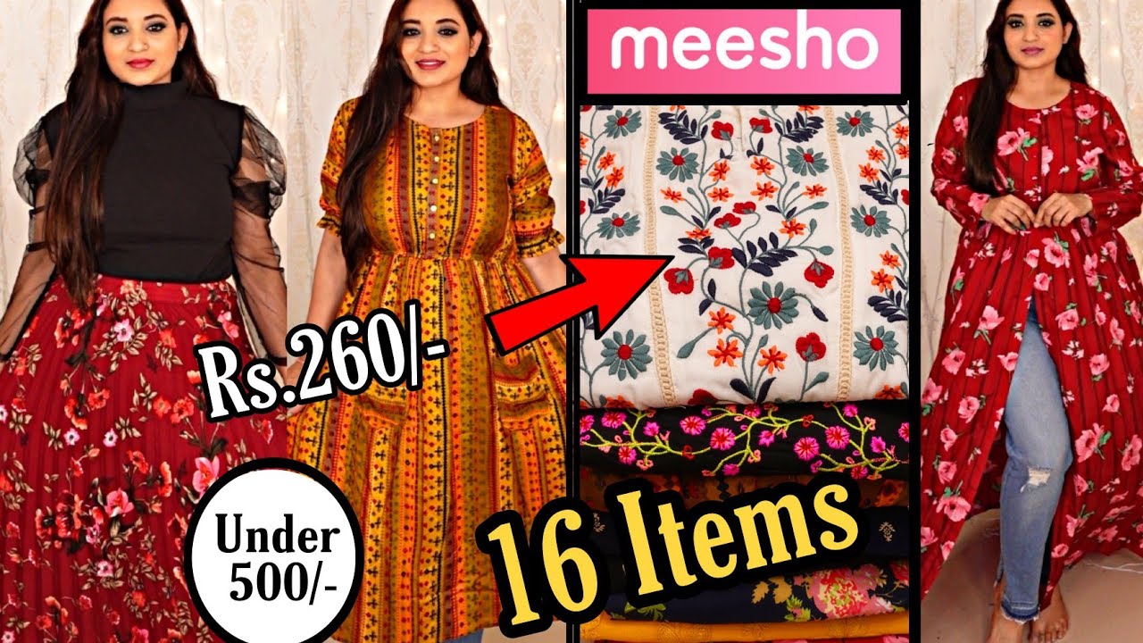 meesho tops under 500