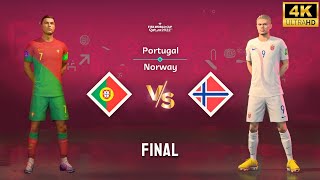 FIFA 23 - Portugal vs Norway | Ronaldo vs Haaland | FIFA World Cup Final Match [4K60]