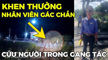 Nhân Viên Đường Sắt Dũng Cảm Cứu Người Thoát Chết Trong Gang Tấc
