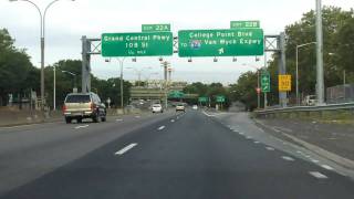 Long Island Expressway Interstate 495 Exits 32 To 22 Westbound Youtube