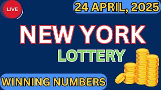 New York Midday Lottery Results For - 24 Apr, 2025 - Numbers - Win 4 - Take 5 - NY Lotto - Powerball