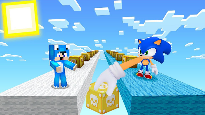 ديفور و سونيك في سباق بلوكات الحظ في ماين كرافت 😨!