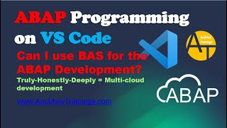 Can we use BAS for ABAP development | Setup SAP Business Application Studio (BAS)