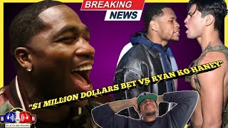 SHOCKING: 😳ADRIAN BRONER BETS AND PICKS RYAN GARCIA BY KNOCKOUT OVER DEVIN HANEY ! BUT HERE’S WHY !