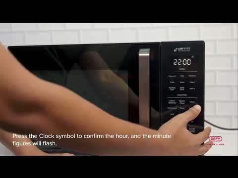 DEFY⎮How to set the digital clock on Microwave.