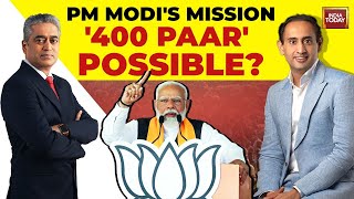 Democratic Newsroom With Rajdeep Sardesai & Rahul Kanwal: Is PM Modi's Mission '400 Paar' Possible?