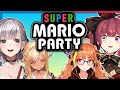 The greatest Mario Party collab yet? (ft. Coco, Marine, Noel & Flare)【Hololive / ENG SUB】