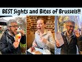 EATING our way through BRUSSELS BELGIUM!!