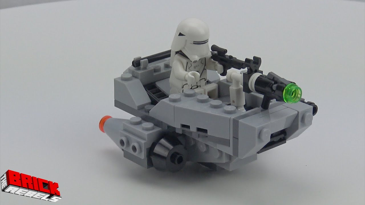 Star Wars Microfighters Series 3 set 75126 First Order Snowspeeder - Speed Build